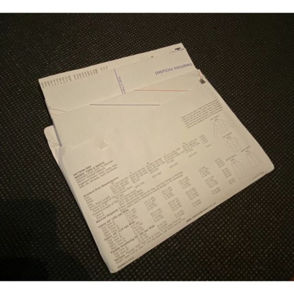 NEW UNCUT KwikSew Pattern #3084 Misses Fitted Top & Skirt Size (XS-S-M-L-XL) - Picture 7 of 7